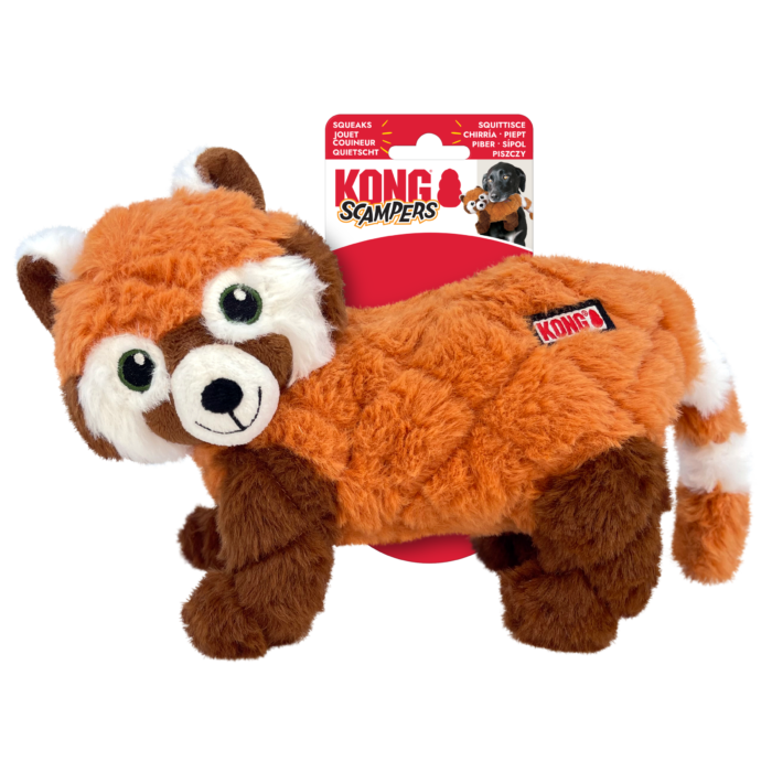 KONG Scampers Red Panda verpakking KONG Scampers Red Panda verpakking