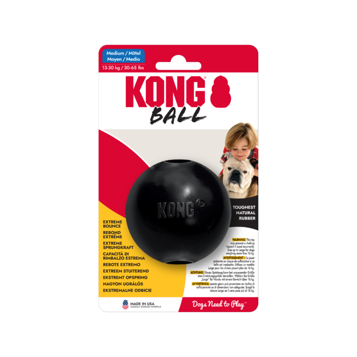 KONG Extreme Ball verpakking maat M/L Verpakking van KONG Extreme Ball maat M/L