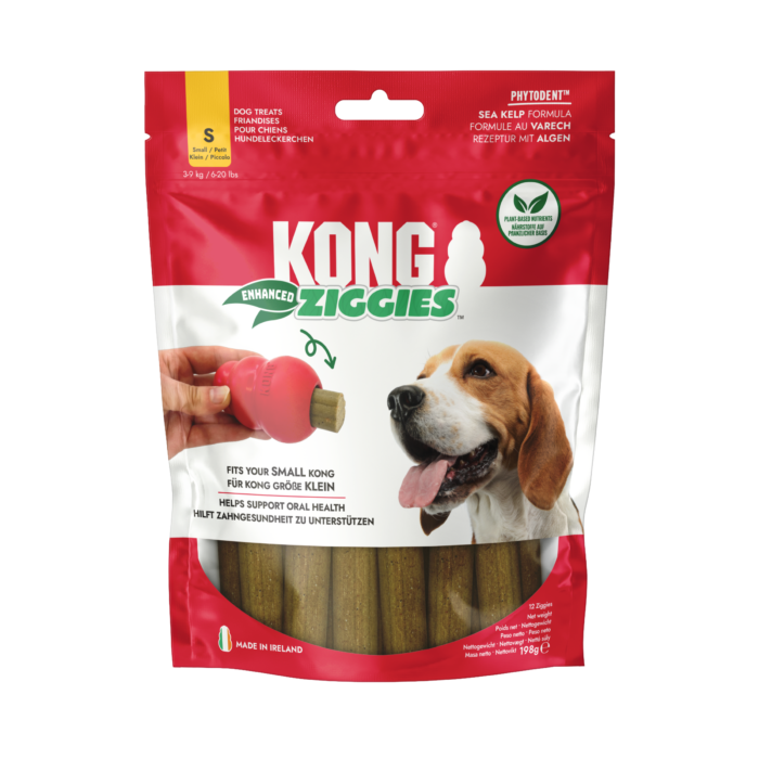 Verpakking van KONG Ziggies hondensnack maat S