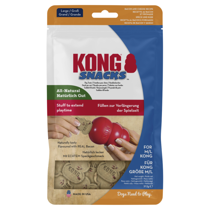 Verpakking van KONG Snacks Bacon & Cheese hondensnack maat L