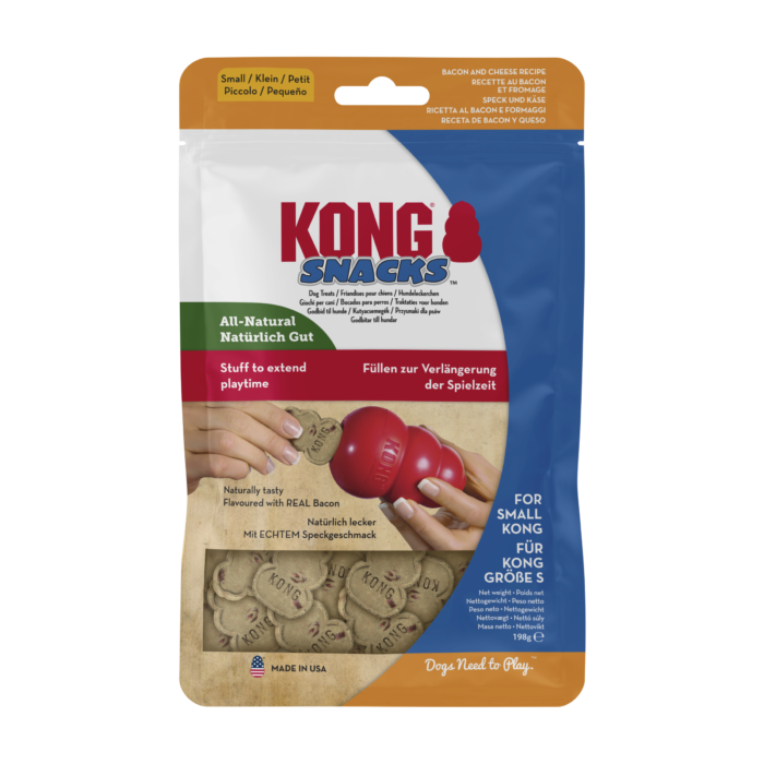 Verpakking van KONG Snacks Bacon & Cheese hondensnack maat S