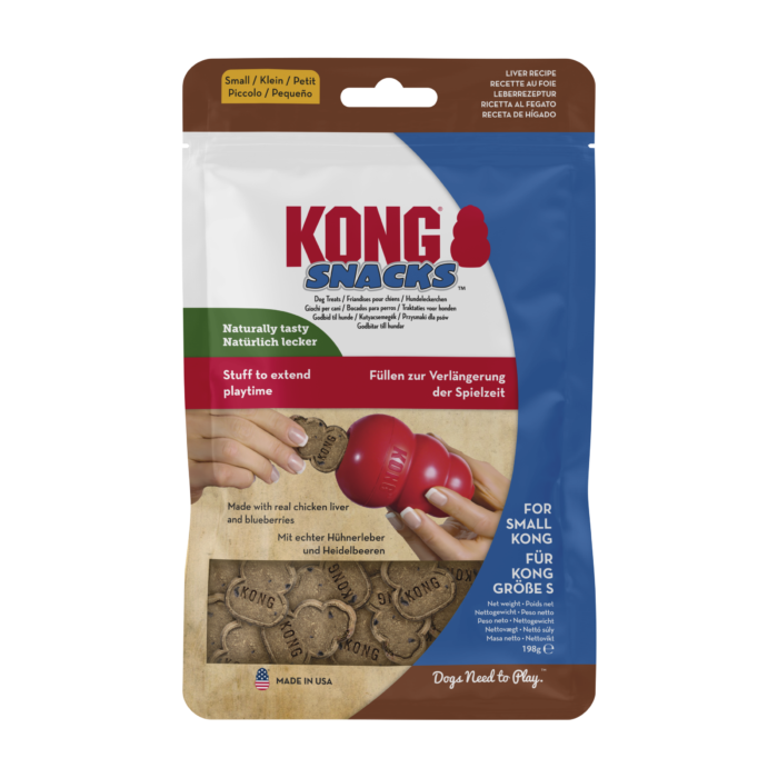 Verpakking van KONG Snacks Liver hondensnack maat S