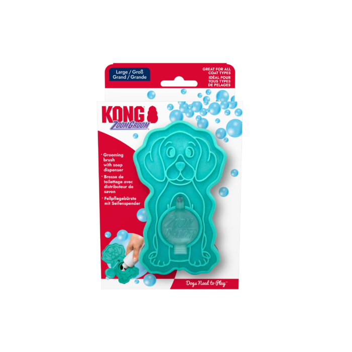 Verpakking van KONG ZoomGroom bubbles