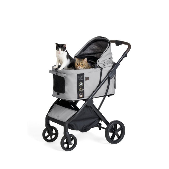 FikaGo Agile 2 hondenbuggy Soft Grey