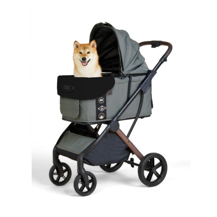 FikaGo - Pram Cushion - Omkeerbaar Buggykussen Zwart